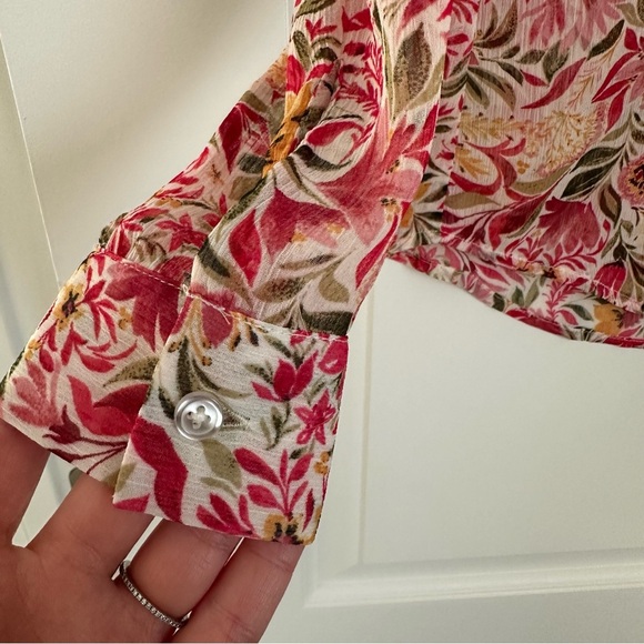 Kut from the Kloth Floral Print Shirt - Picture 5 of 7